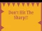 Xogo Don't Hit The Sharp en liña