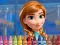 Xogo Anna Frozen Coloring en liña