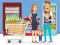 Xogo Happy Shopping Jigsaw en liña