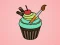 Xogo Yummy Cupcake Coloring en liña