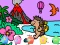 Xogo Color By Code Volcano Hedgehog en liña