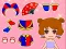 Xogo Lovely Doll Dress Up Game en liña