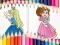 Xogo Beautiful Princess Coloring Book en liña