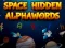 Xogo Space Hidden AlphaWords en liña