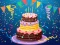 Xogo Birthday cake puzzle en liña
