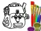 Xogo Back To School: School Bag Coloring Book en liña