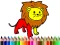 Xogo Back To School: Lion Coloring Book en liña