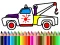 Xogo Back To School: Trucks Coloring en liña