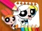 Xogo The Powerpuff Girls Coloring Book en liña