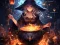 Xogo Anime girls Witchcraft en liña
