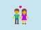 Xogo Love match Compatibility test en liña