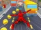 Xogo Subway Run Superhero Robot en liña