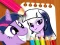 Xogo Equestria Girls Coloring Book en liña