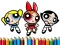 Xogo PowerPuff Girls Coloring Book en liña