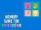Xogo Memory Game for Childrens en liña