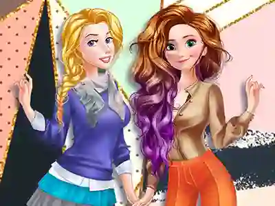 Xogo Princesses Anti-fashion: sporty + classic en liña