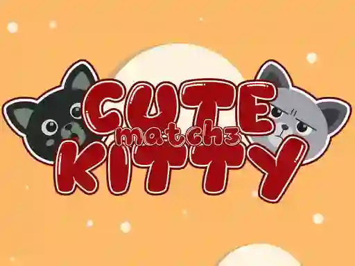 Xogo Cute Kitty Match 3 en liña