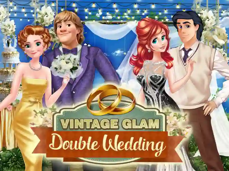 Xogo Vintage Glam: Double Wedding en liña
