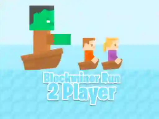 Xogo Blockminer Run  2 player en liña