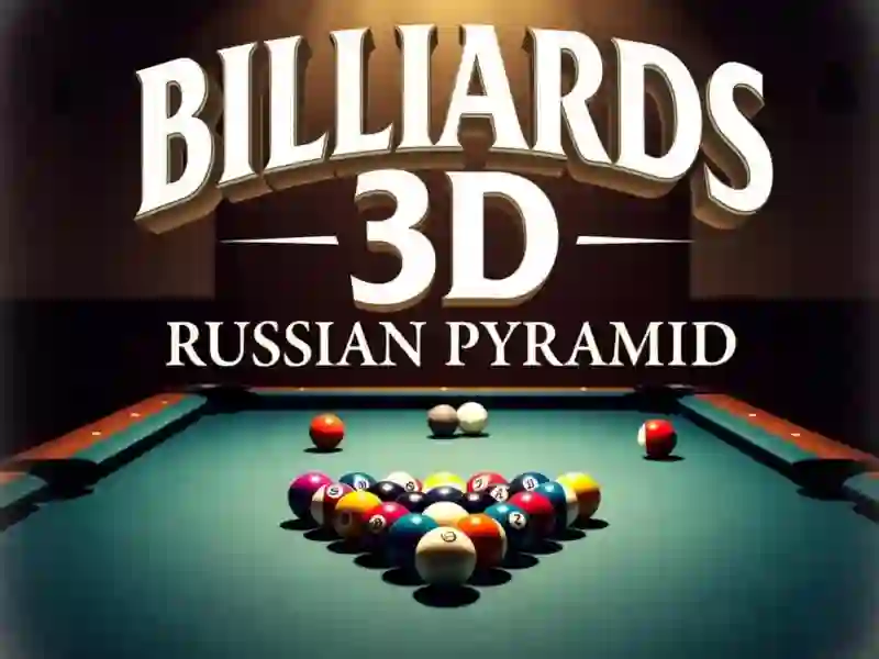 Xogo Billiards 3D Russian Pyramid en liña