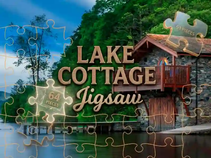 Xogo Lake Cottage Jigsaw en liña