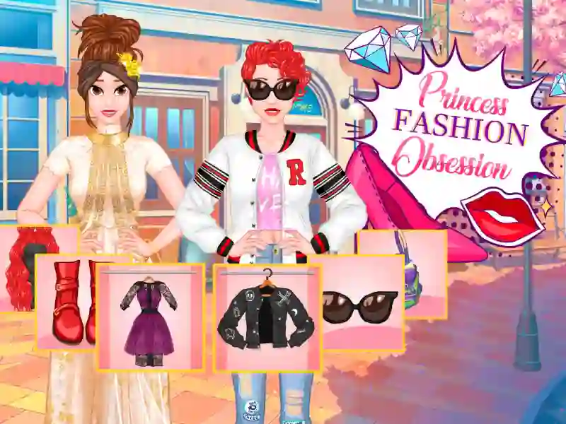 Xogo Princess Fashion Obsession en liña