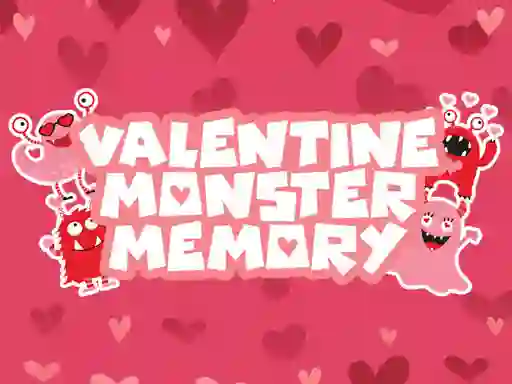 Xogo Valentine Monster Memory en liña