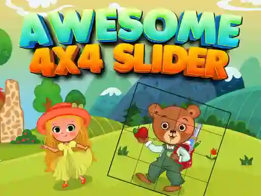 Xogo Awesome 4x4 Slider en liña