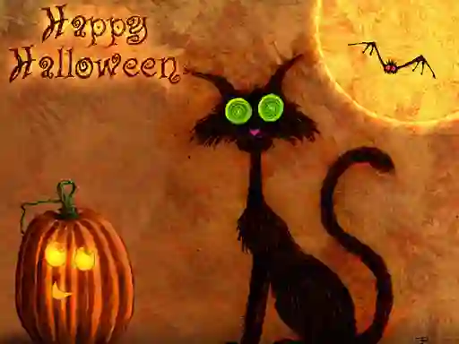 Xogo Happy Halloween 2020 Puzzle en liña