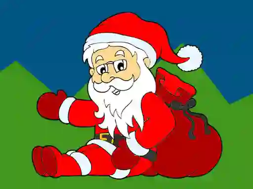 Xogo Santa Claus Coloring Book en liña