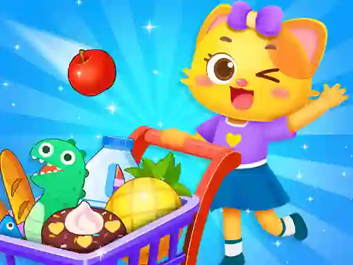 Xogo Supermarket Shopping For Kids en liña