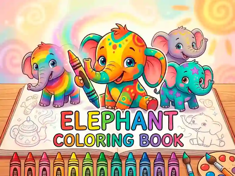 Xogo Elephant Coloring Book en liña
