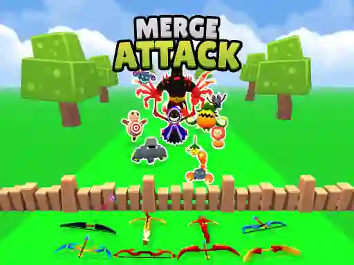 Xogo Merge Monster Attack en liña