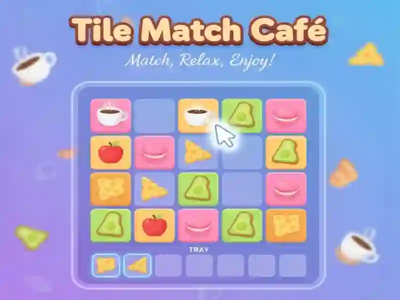 Xogo Tile Match Cafe en liña