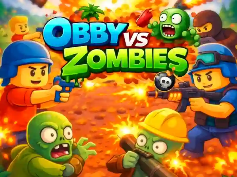 Xogo Obby vs Zombies en liña