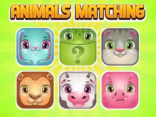 Xogo Animals Memory Matching en liña