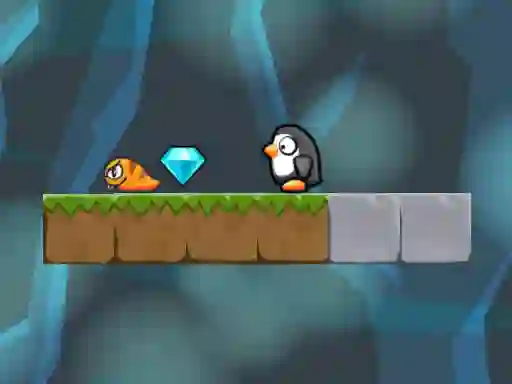 Xogo Penguin Adventure Reverse Word en liña