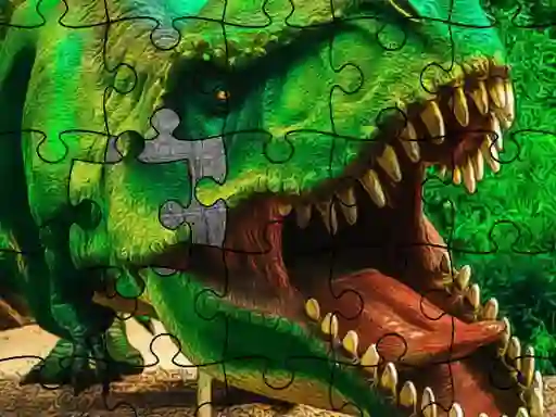 Xogo Dino Park Jigsaw en liña