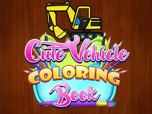 Xogo Cute Vehicle Coloring Book en liña