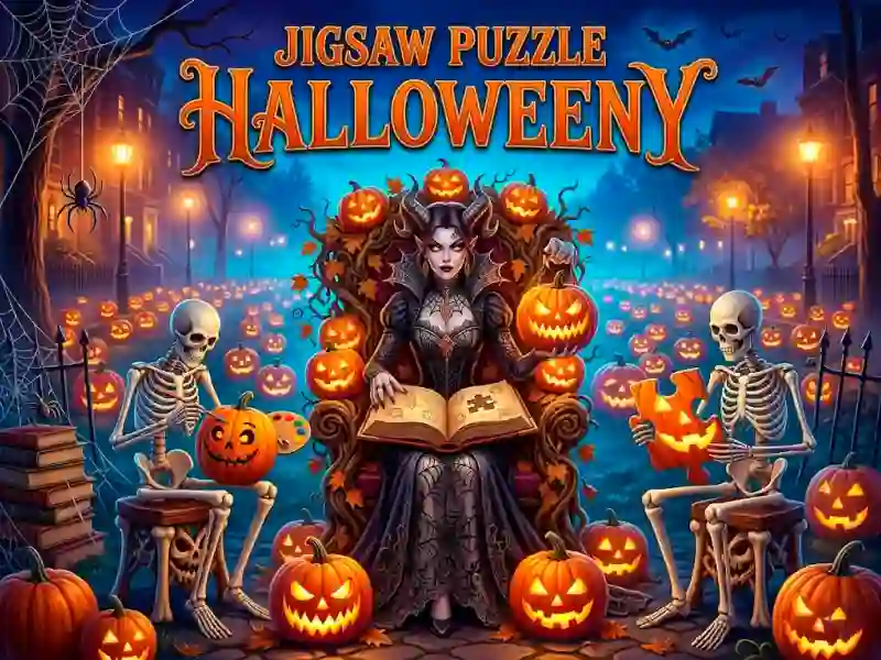 Xogo Jigsaw Puzzle Halloweeny en liña