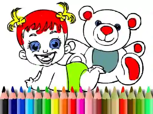 Xogo Back To School: Baby Doll Coloring en liña