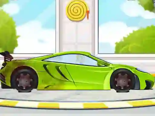Xogo Sports Car Wash 2D en liña