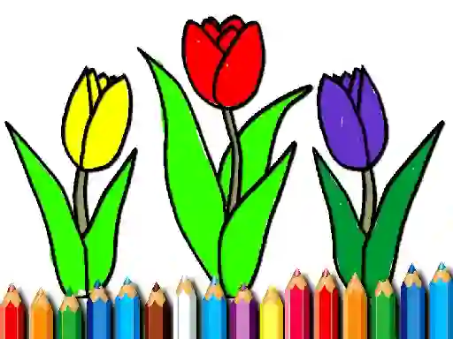 Xogo Back To School: Spring Time Coloring Book en liña