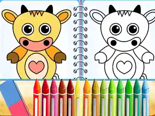 Xogo Lovely Pets Coloring Pages en liña