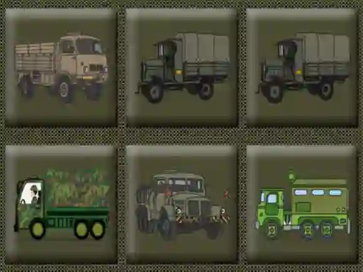 Xogo Army Trucks Memory en liña