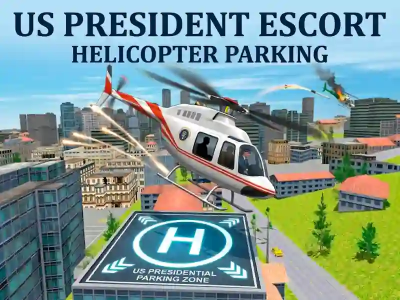 Xogo US President Escort Helicopter Parking en liña