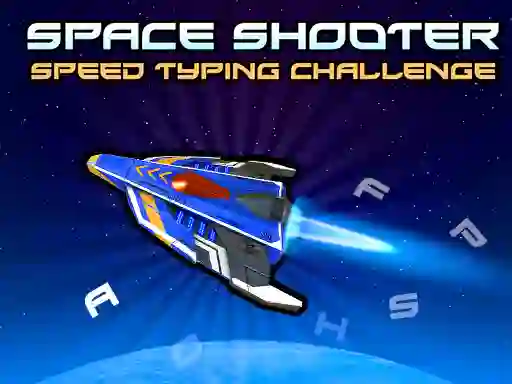 Xogo Space Shooter: Speed Typing Challenge en liña