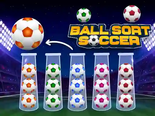 Xogo Ball Sort Soccer en liña