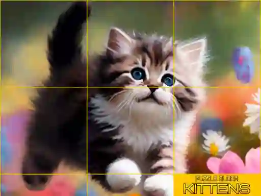 Xogo Puzzle Sliding Kittens en liña