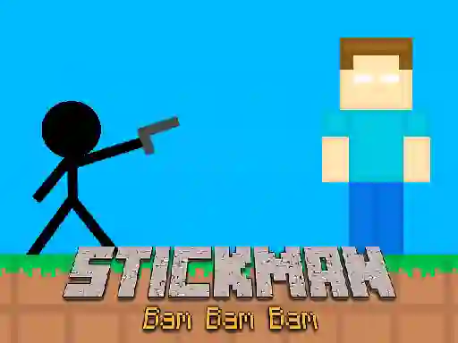 Xogo Stickman Bam Bam Bam en liña